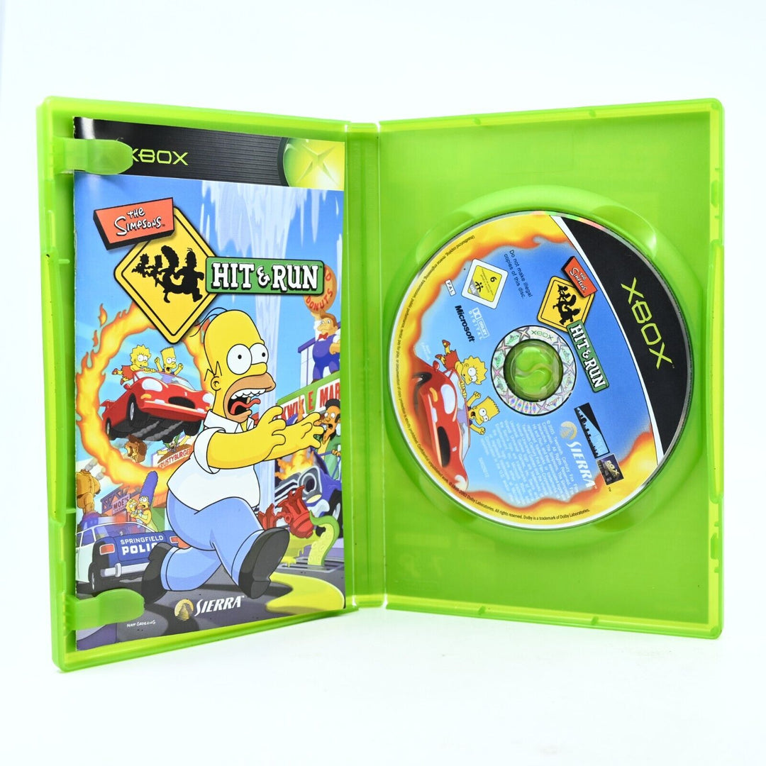 The Simpsons Hit & Run - Original Xbox Game + Manual - PAL - MINT DISC!