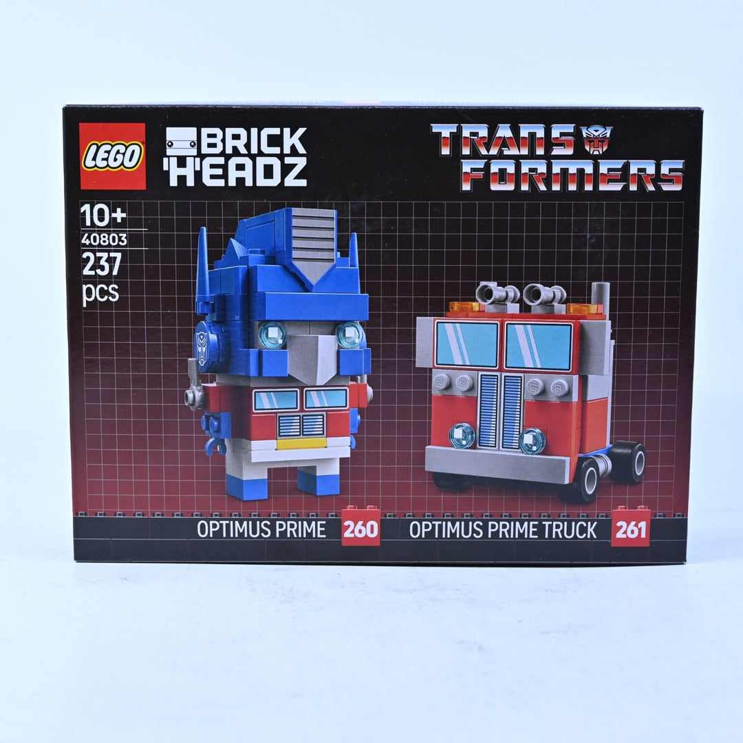SEALED! LEGO 40803 Brick Heads - Transformers - Optimus Prime &amp; Vehicle - Toy