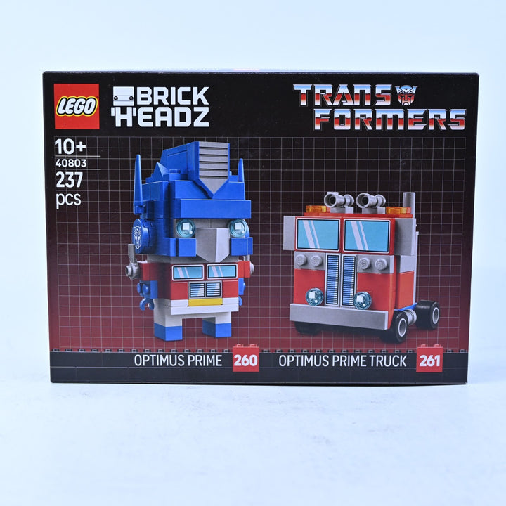 SEALED! LEGO 40803 Brick Heads - Transformers - Optimus Prime &amp; Vehicle - Toy