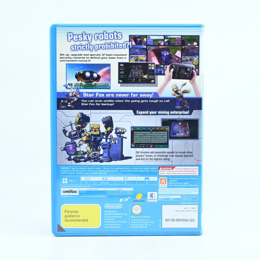 Star Fox Zero First Print Edition - Nintendo Wii U Game - PAL - LIKE NEW!