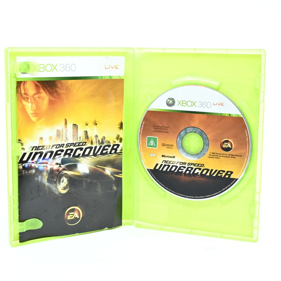 Need for Speed: Undercover - Xbox 360 Game + Manual - PAL - MINT DISC!