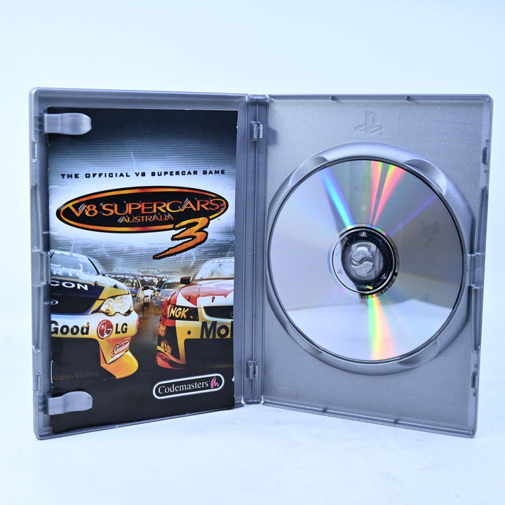 V8 Supercars Australia 3 - Sony Playstation 2 / PS2 Game + Manual - PAL