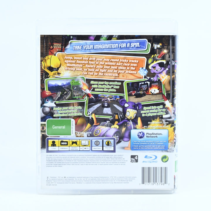 ModNation Racers - Sony Playstation 3 / PS3 Game + Manual - FREE POST!