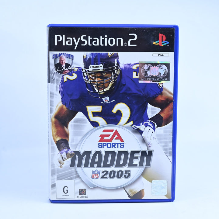 Madden NFL 2005 - Sony Playstation 2 / PS2 Game + Manual - PAL - MINT DISC!