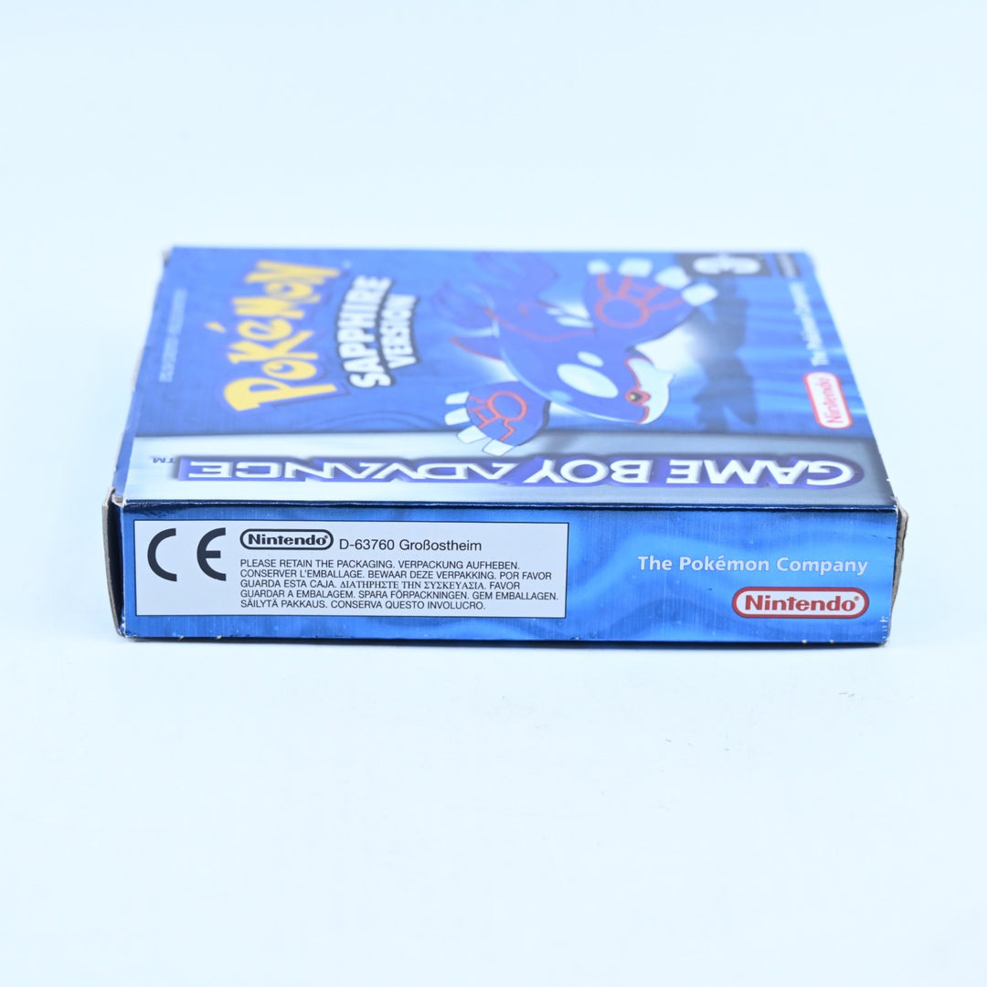 Pokemon Sapphire Version Nintendo Gameboy Advance GBA Boxed Game NEW BATTERY