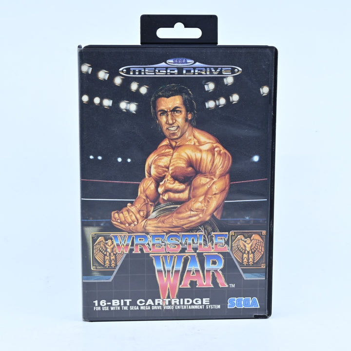 Wrestle War - Sega Mega Drive Game + Manual - PAL - FREE POST!