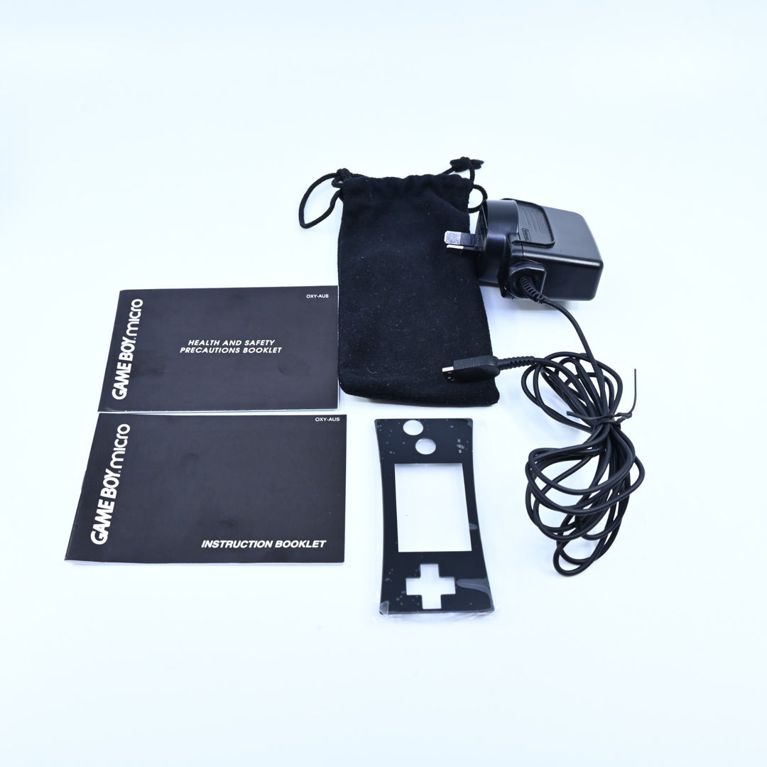 OXY-001 Silver - Nintendo Gameboy Micro Boxed Console - FREE POST!