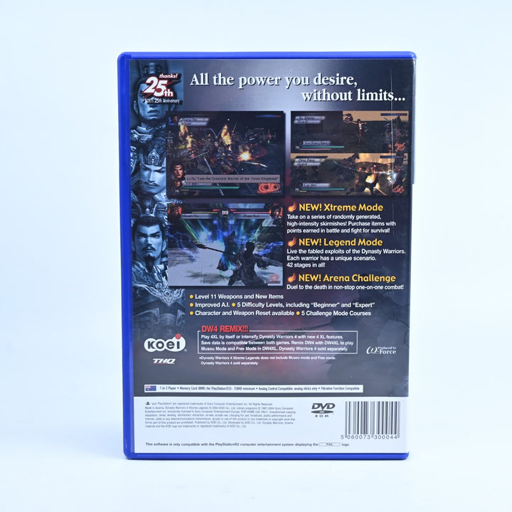 Dynasty Warriors 4: Xtreme Legends - PS2 Game - No Manual - PAL