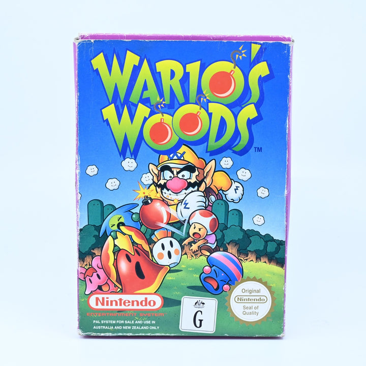 Wario's Woods - NES Boxed Game - No Manual - PAL - FREE POST!