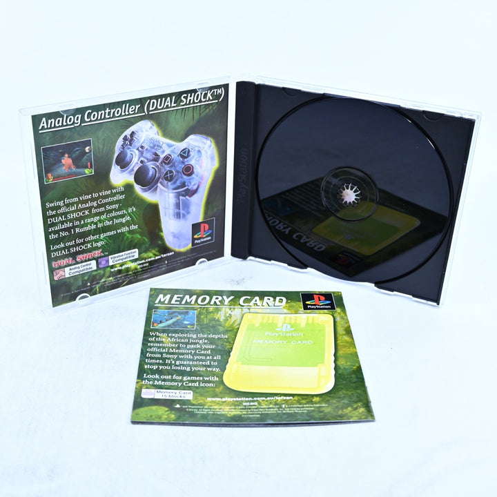 Disney's Tarzan - Sony Playstation 1 / PS1 Game + Manual - PAL - MINT DISC!
