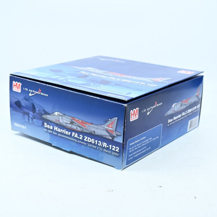 Hobby Master 1:72 Sea Harrier FA.2 ZD613/R-122 "Satan 1" HA4101 - Die Cast Plane