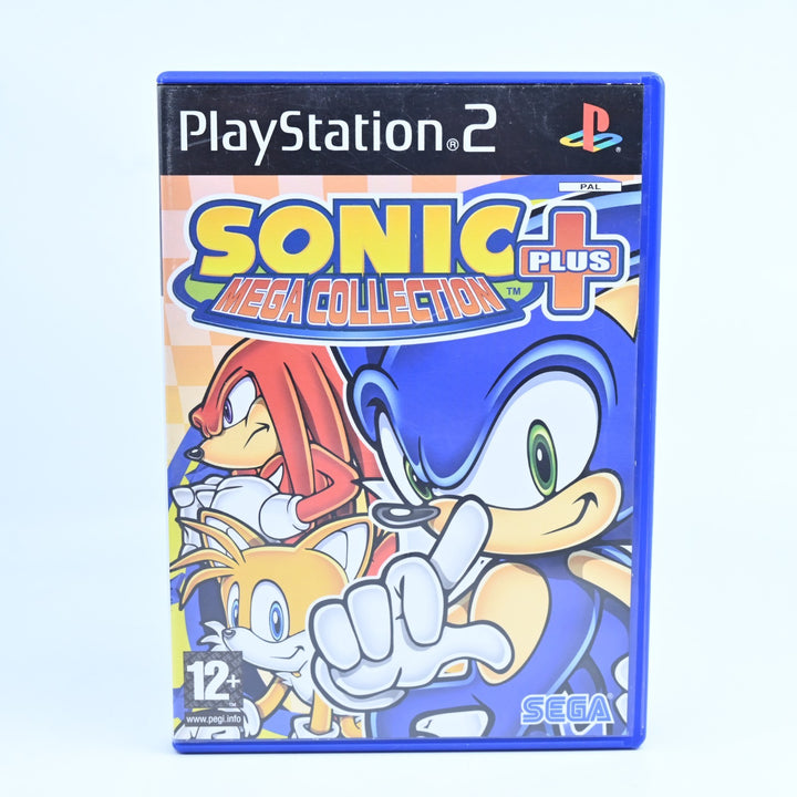 Sonic Mega Collection Plus - Sony Playstation 2 / PS2 Game + Manual - PAL