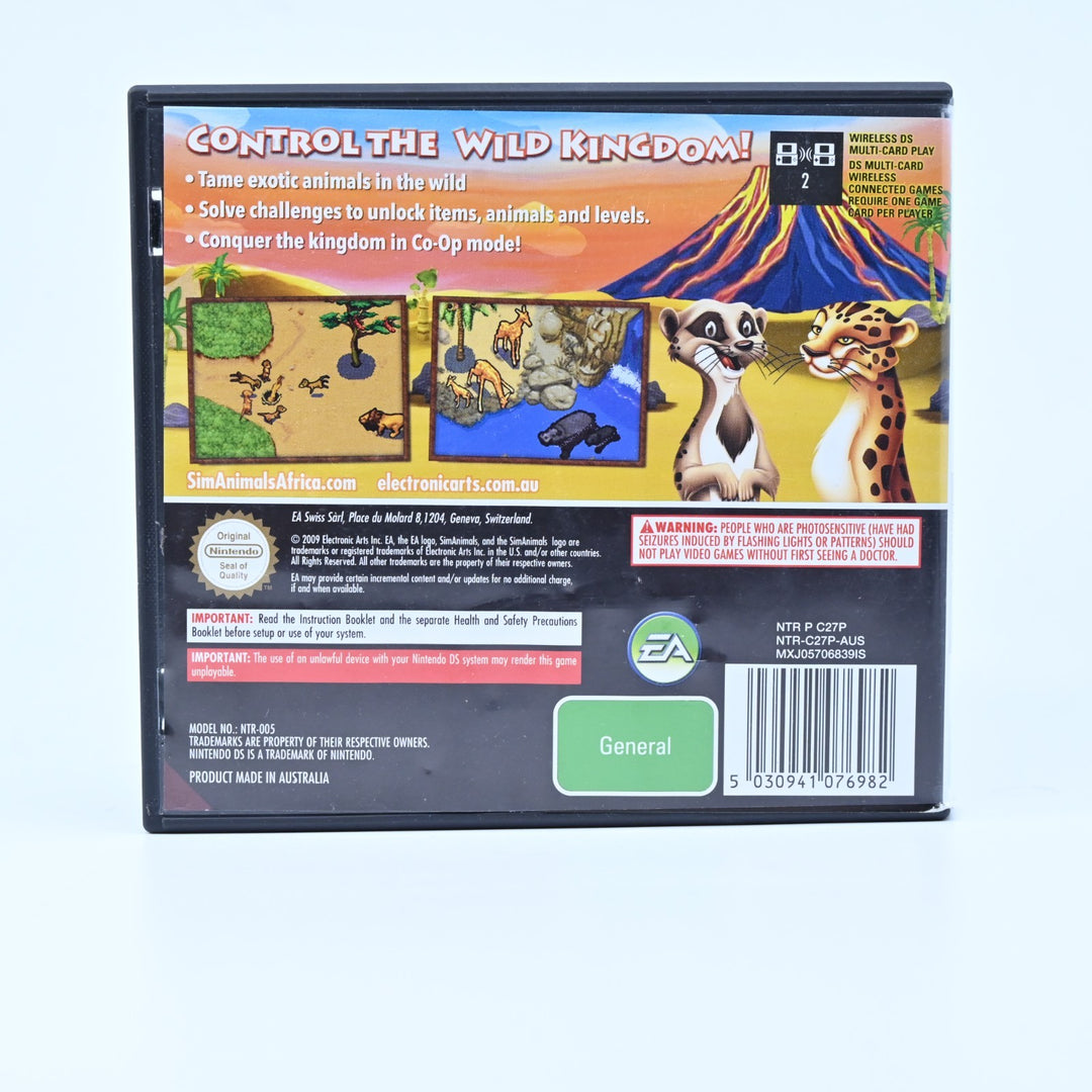 Sim Animals: Africa - Nintendo DS Game - PAL + Manual - FREE POST!