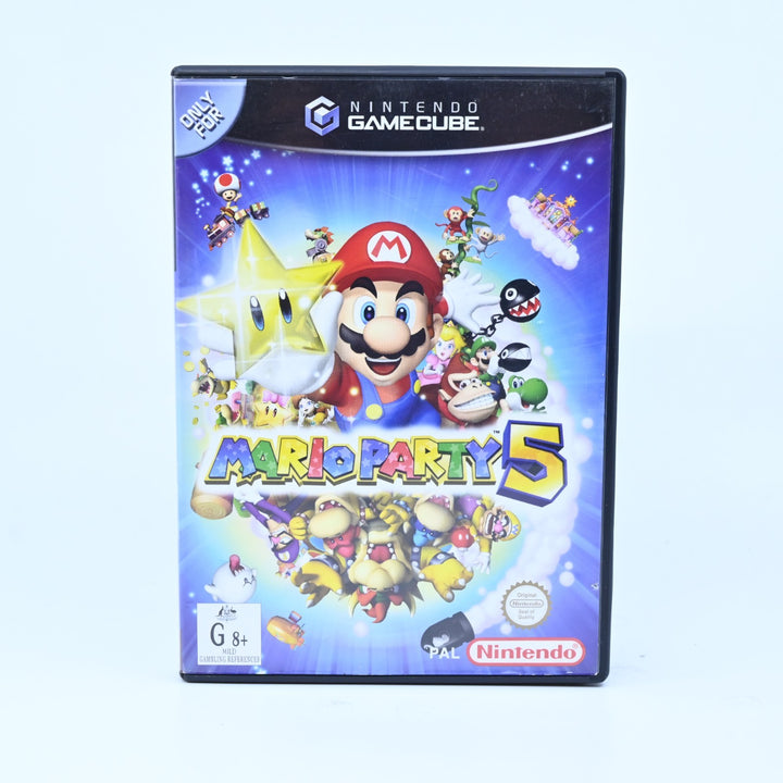 Mario Party 5 - Nintendo Gamecube Game - No Manual - PAL - FREE POST!