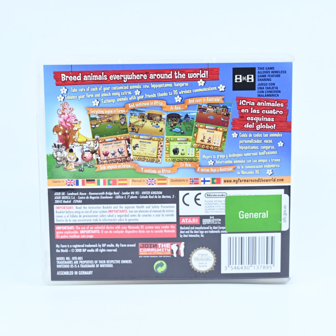 My Farm Around The World - Nintendo DS Game - PAL + Manual - FREE POST!