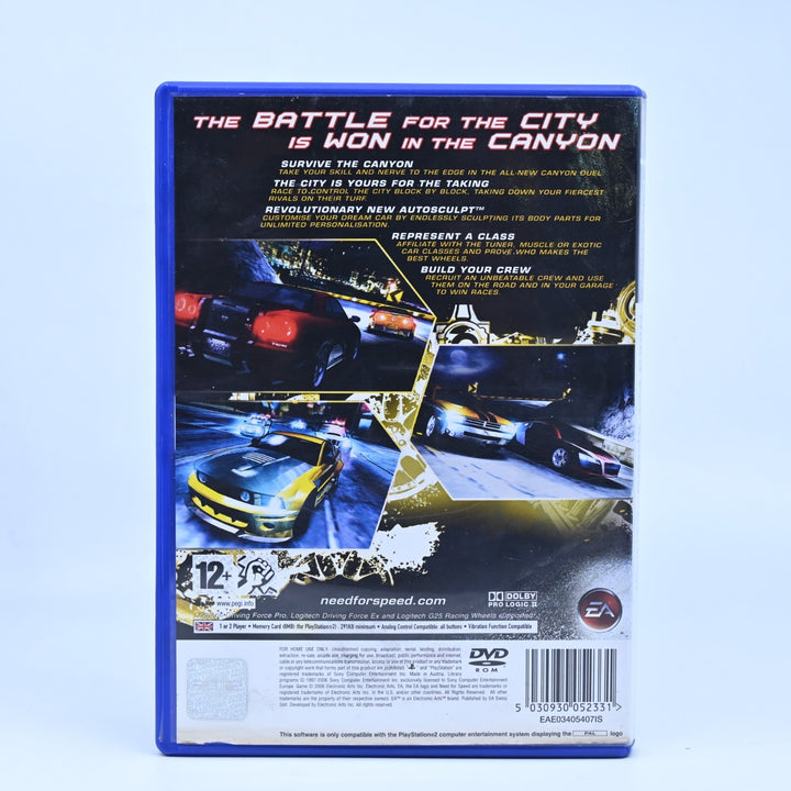Need for Speed: Carbon - Sony Playstation 2 / PS2 Game + Manual - PAL