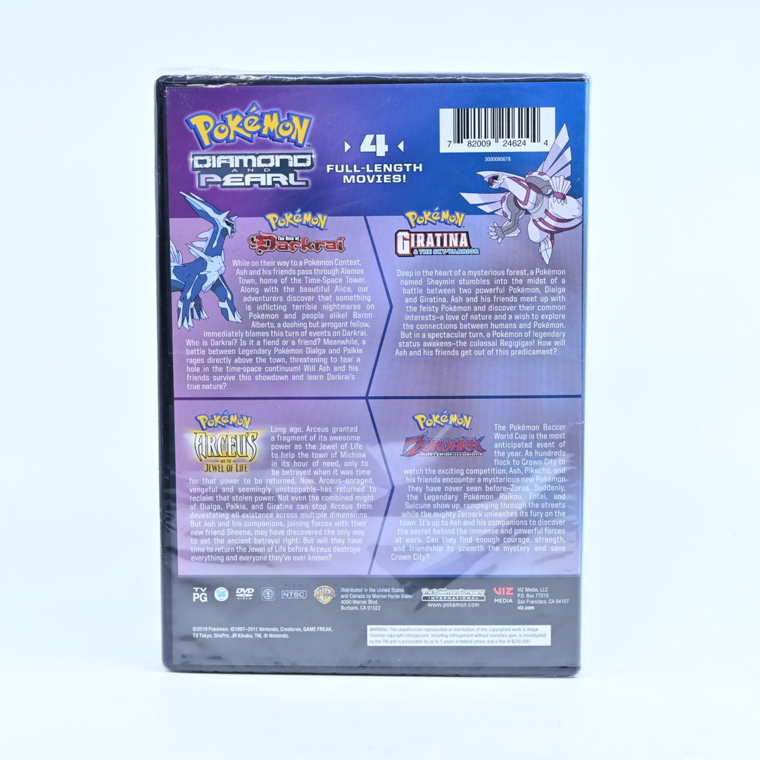 Pokemon: Diamond and Pearl - SEALED! 4-Movie Collection - Region 1 - Anime DVD