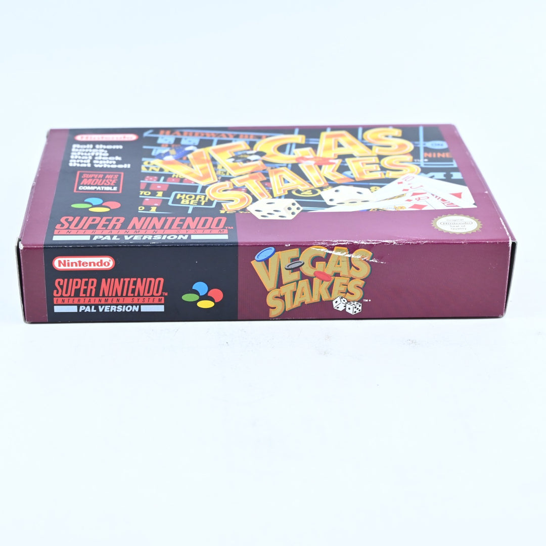 Vegas Stakes - Super Nintendo / SNES Boxed Game - PAL - FREE POST!