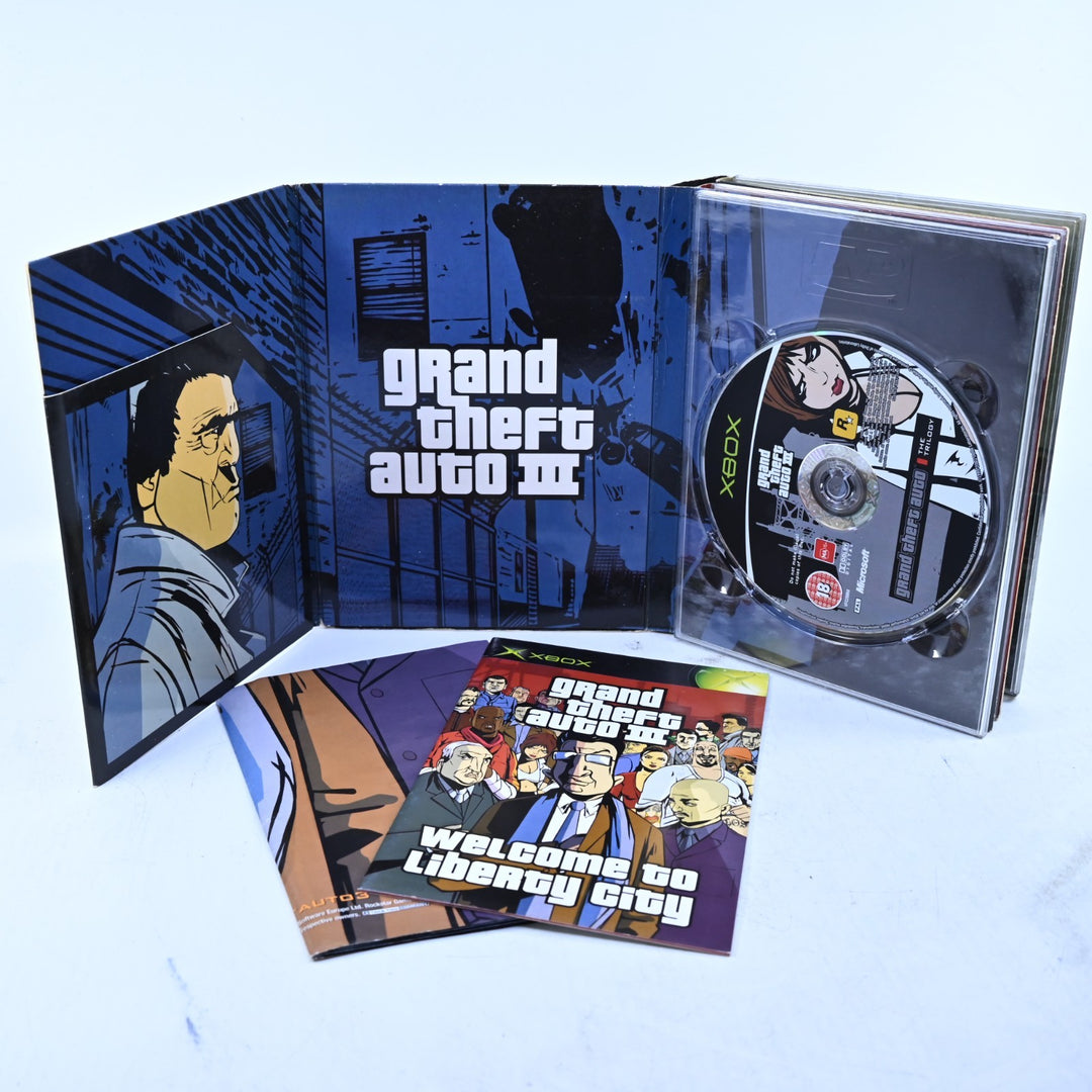 Grand Theft Auto: The Trilogy - Original Xbox Game + Manuals + Posters - PAL