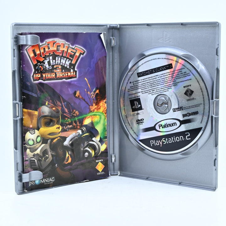 Ratchet & Clank 3: Up Your Arsenal - Sony Playstation 2 / PS2 Game + Manual