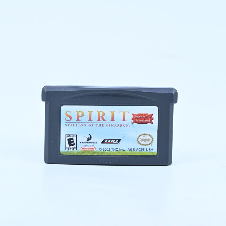 Spirit: Stallion of the Cimarron - Search for Homeland - GBA Game - REGION FREE