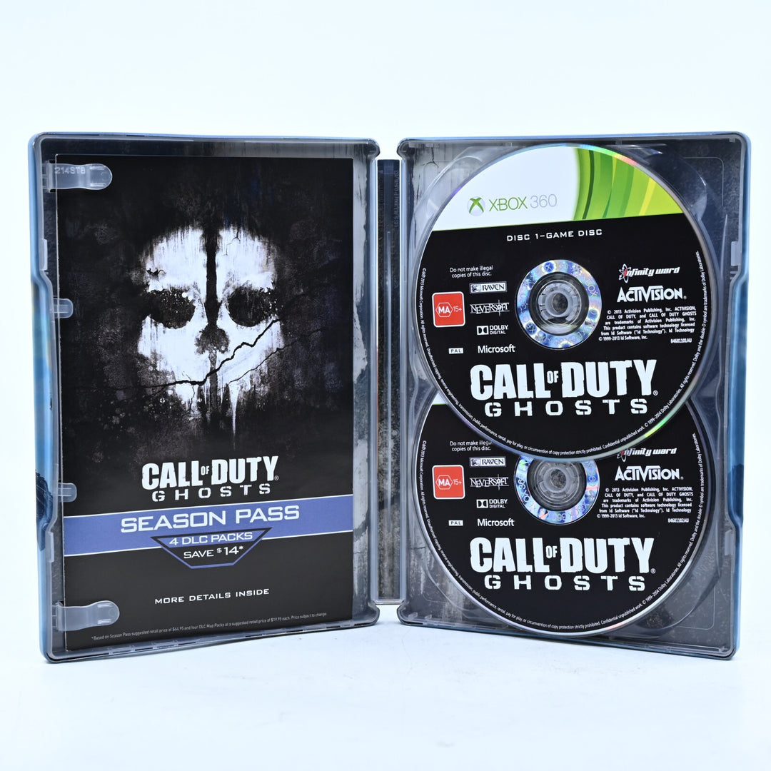Call of Duty: Ghosts Steelbook - Xbox 360 Game - PAL - MINT DISC!