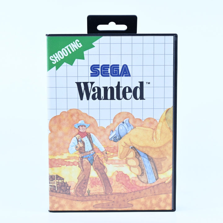 Wanted - Sega Master System Game + Manual - PAL - FREE POST!