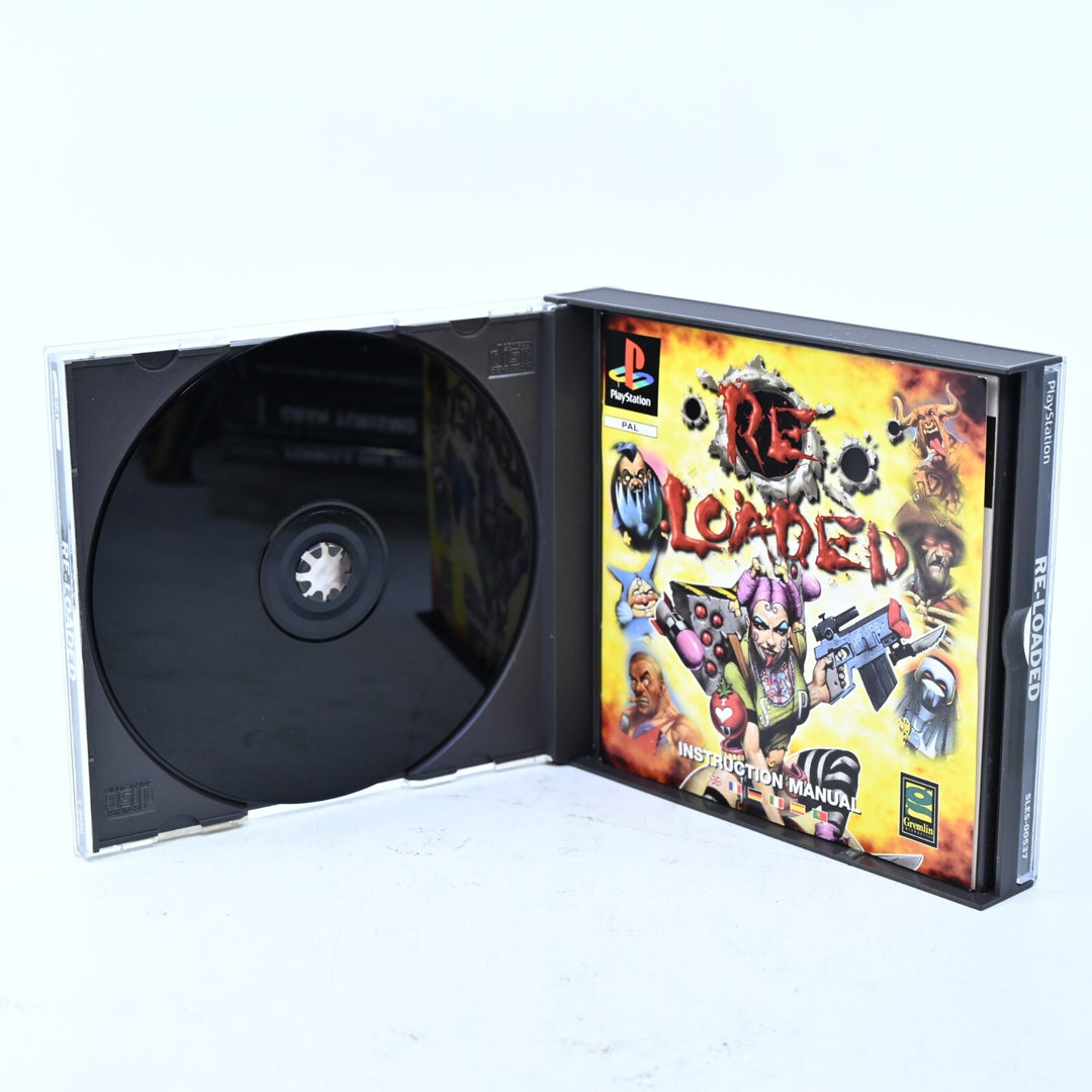 Re-Loaded - Sony Playstation 1 / PS1 Game + Manual - PAL - MINT DISC!