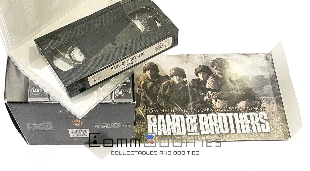 Band Of Brothers - VHS Box Set 6 Cassette Tapes Part 1 To 10 War Drama TV Series