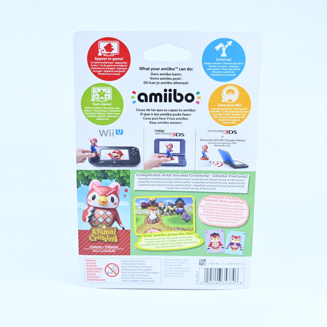 SEALED! Celeste Amiibo - Animal Crossing - Nintendo - Toy