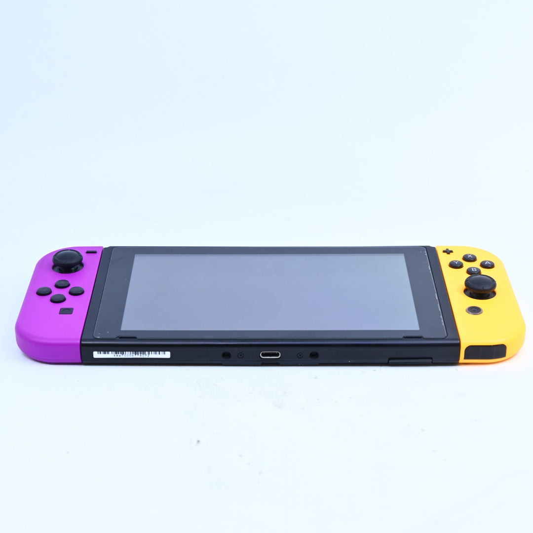Purple / Neon Orange  Nintendo Switch  - Nintendo Switch Boxed Console - PAL