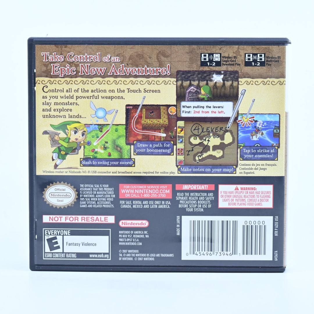 The Legend of Zelda: Phantom Hourglass - Nintendo DS Game + Manual - FREE POST!