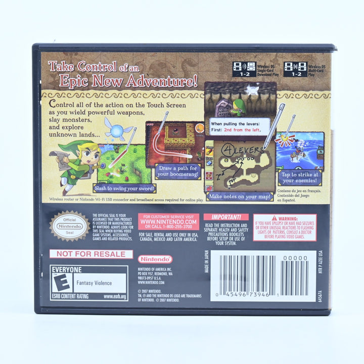 The Legend of Zelda: Phantom Hourglass - Nintendo DS Game + Manual - FREE POST!