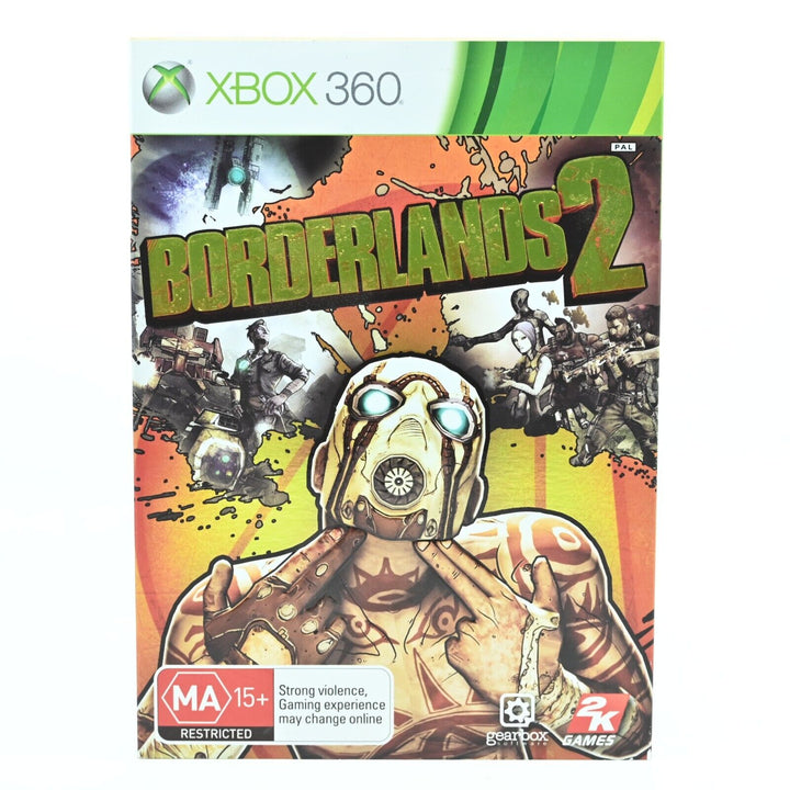 Borderlands 2 - Xbox 360 Game + Manual - PAL - MINT DISC!