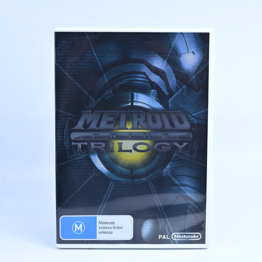 Metroid Prime Trilogy - Nintendo Wii Game + Manual - PAL - MINT DISC!