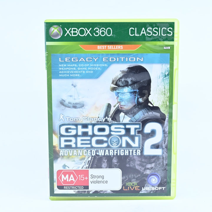Tom Clancy's Ghost Recon: Advanced Warfighter 2 - Xbox 360 Game + Manual - PAL