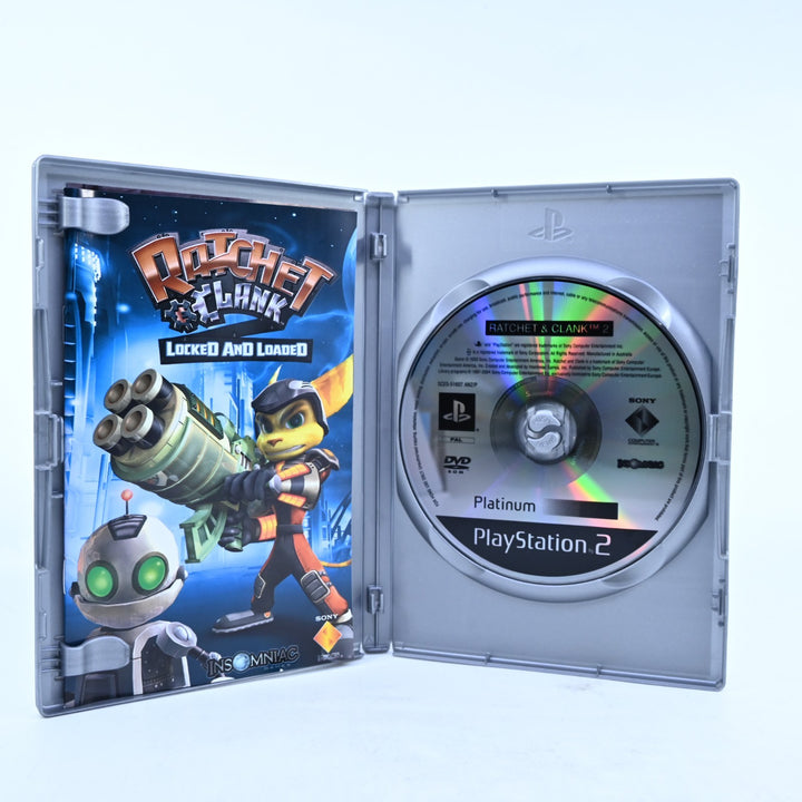 Ratchet & Clank 2: Locked and Loaded - Sony Playstation 2 / PS2 Game + Manual