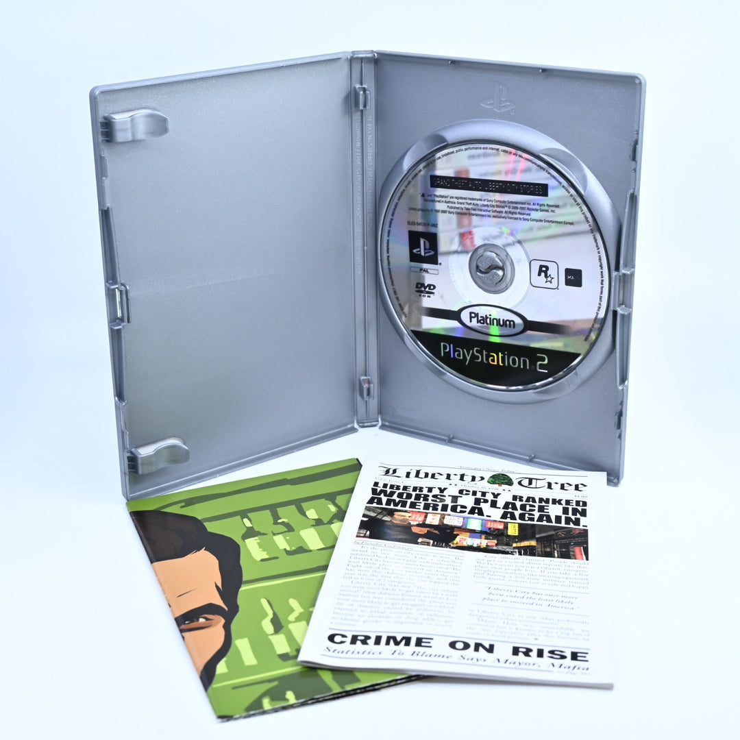 Grand Theft Auto Liberty City Stories - PS2 Game + Manual + Map - PAL