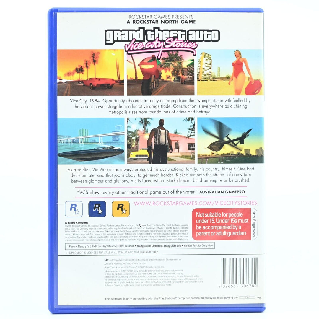 Grand Theft Auto: Vice City Stories - Sony Playstation 2 / PS2 Game - PAL!