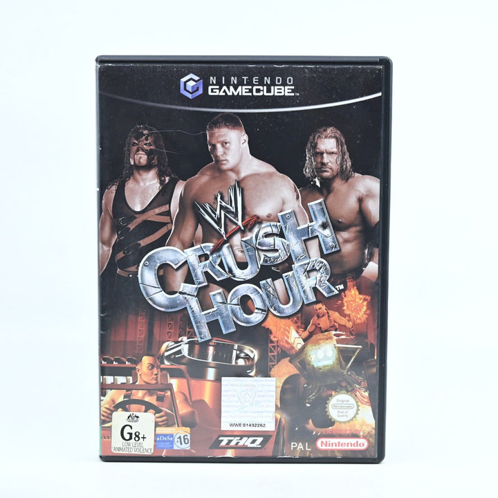 WWE Crush Hour - Nintendo Gamecube Game + Manual - PAL - FREE POST!