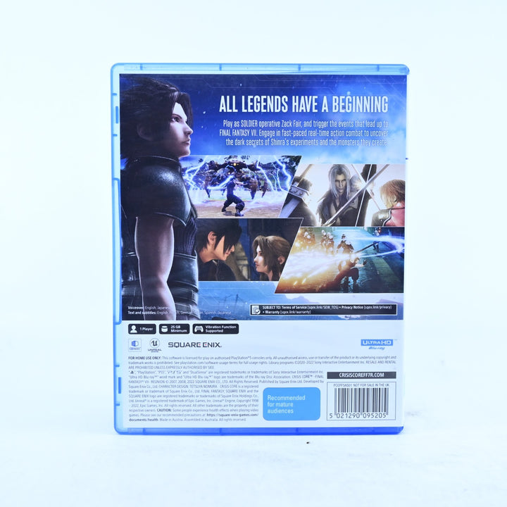 Crisis Core Final Fantasy VII Reunion - Sony Playstation 5 / PS5 Game