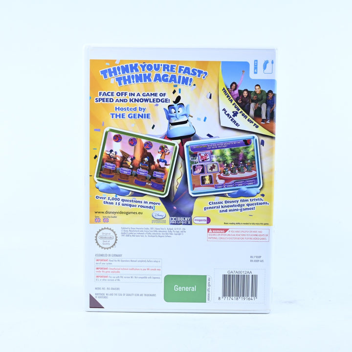 Disney Think Fast - Nintendo Wii Game + Manual - PAL - MINT DISC!