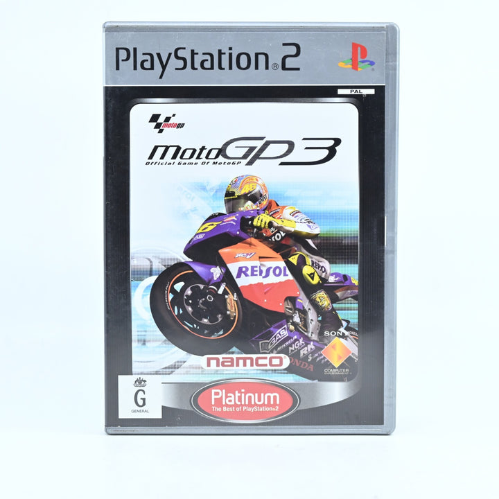 Moto GP 3 / MotoGP3 - Sony Playstation 2 / PS2 Game + Manual - PAL - MINT DISC!