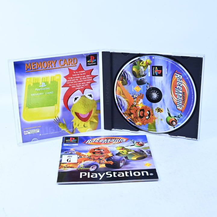 Muppet Racemania - Sony Playstation 1 / PS1 Game + Manual - PAL - MINT DISC!