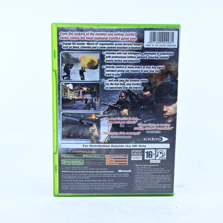 Conflict: Global Storm - Original Xbox Game + Manual - PAL - MINT DISC!