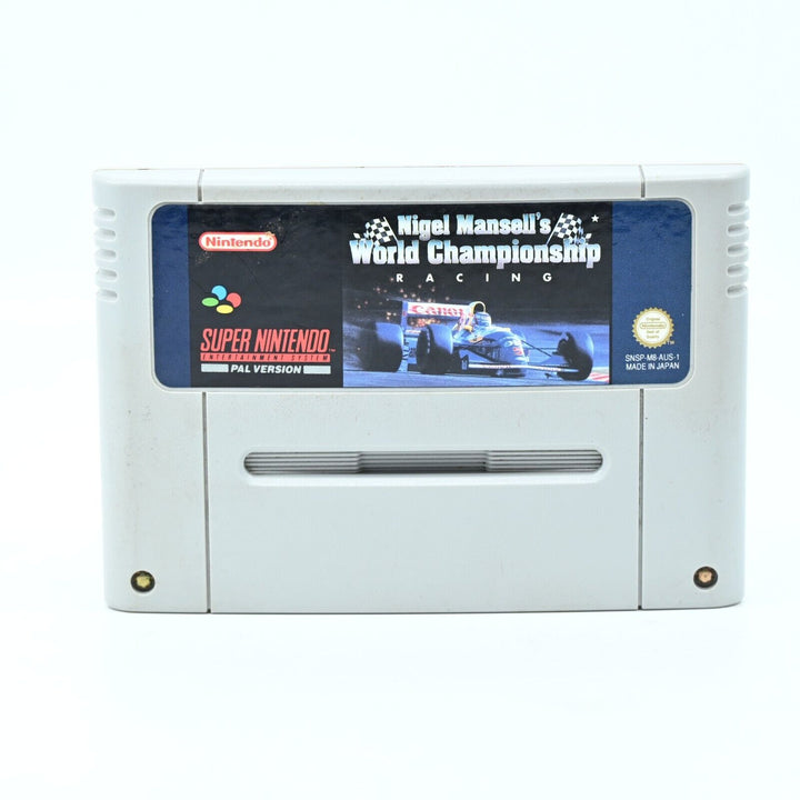 Nigel Mansell's World Championship Racing - Super Nintendo / SNES Game - PAL