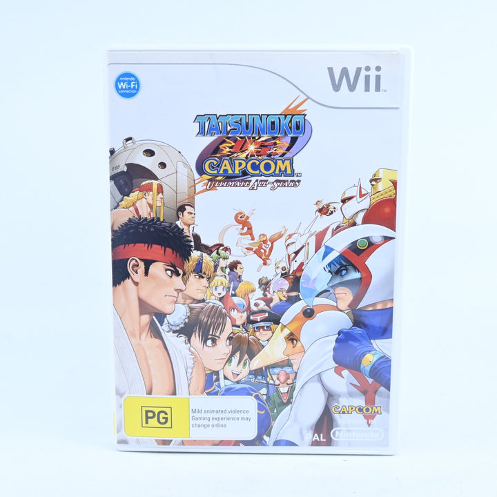 Tatsunoko Vs. Capcom: Ultimate All-Stars - Nintendo Wii Game + Manual - PAL