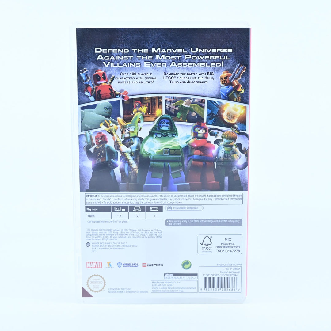 LEGO Marvel Super Heroes - Nintendo Switch Game - FREE POST!