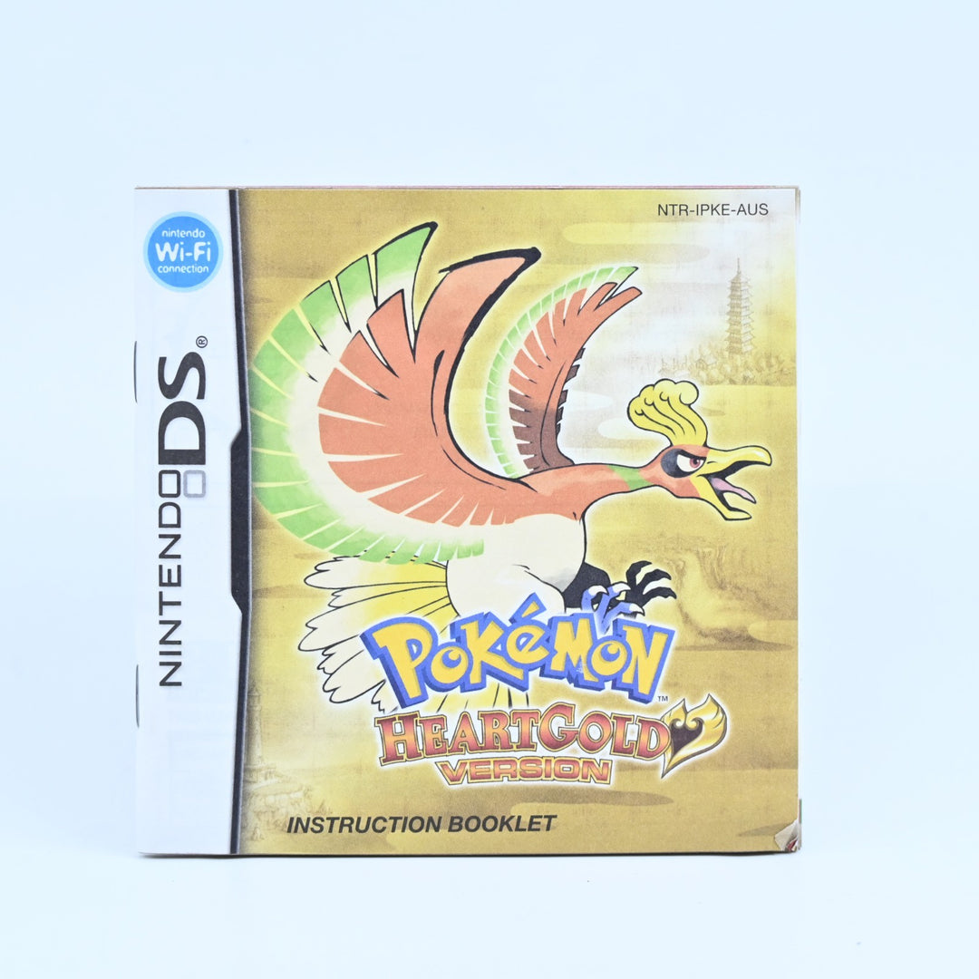 Pokemon HeartGold - Nintendo DS Game - AUS PAL + Manual - Heart Gold