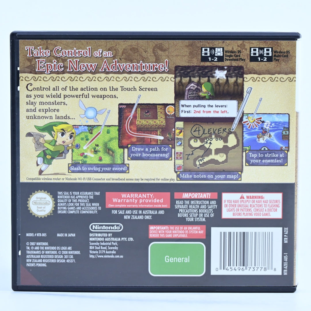 The Legend of Zelda: Phantom Hourglass - Nintendo DS Game - PAL - No Manual